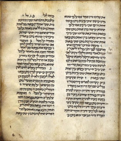 Mishnah by School Italian