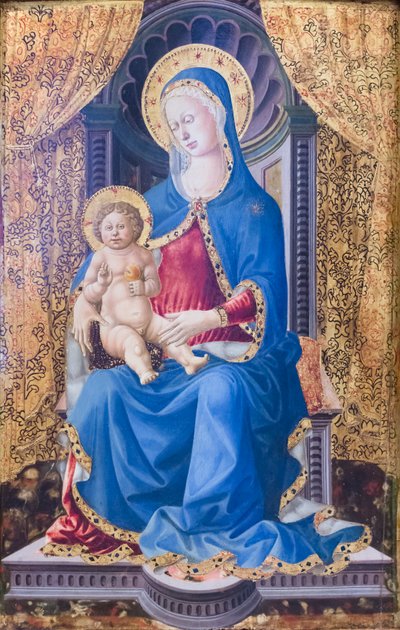 Virgin Mary and Child by School Italian