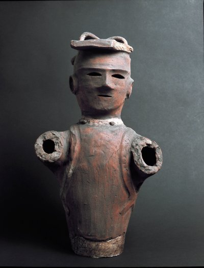 Funerary terracotta sculpture (haniwa), Kofun period by Japanese School