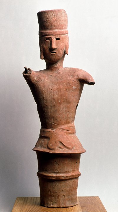 Terracotta funerary Haniwa, Kofun period 3rd-6th century by Japanese School