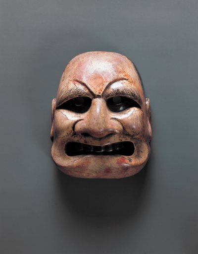 Theater mask, Asuka and Nara period (552-794) by Japanese School
