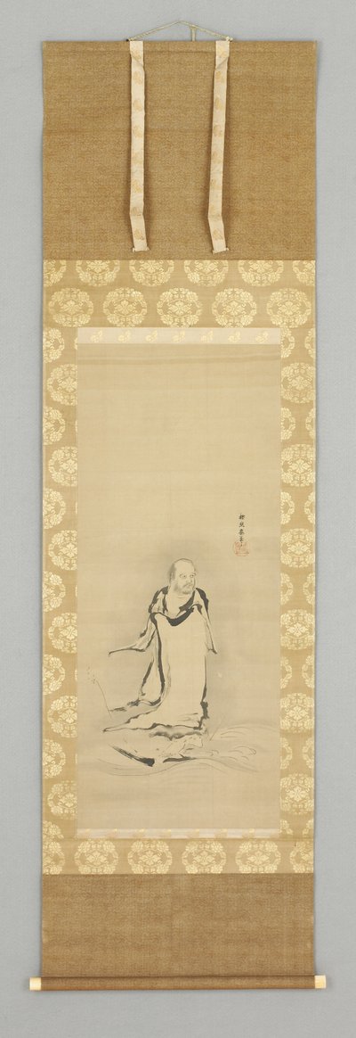 Daruma Crossing the Yangtze River by School Kano
