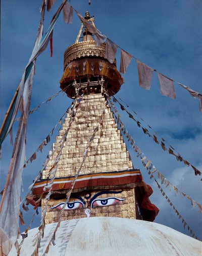The Buddhist Stupa, 8th Century by School Nepalese