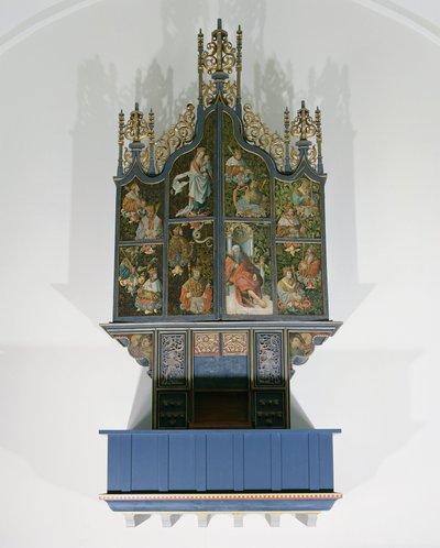 Painted organ by School Netherlandish