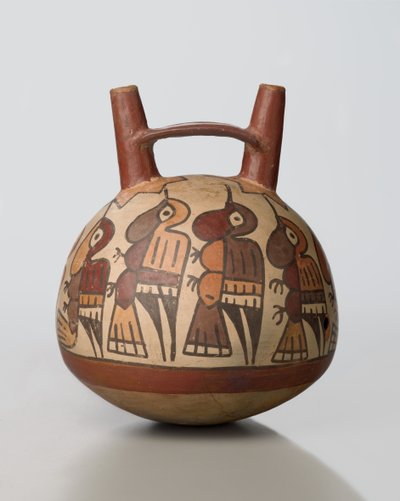 Double-spout Vessel, Nasca by School Peruvian