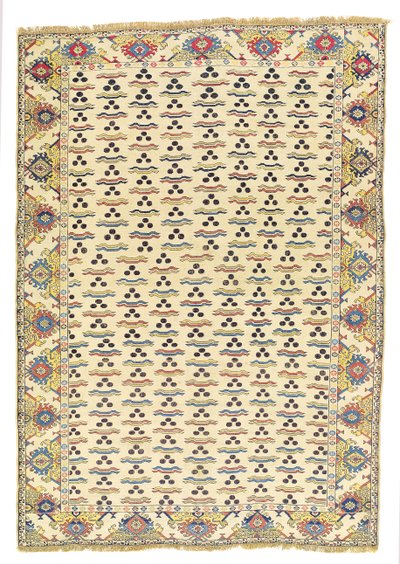 Tuduc Cintamani Rug, Early 20th Century by School Romanian