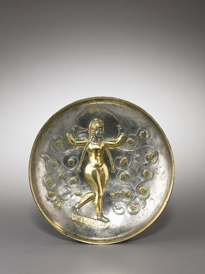 Dish: The Goddess Anahita by School Sasanian