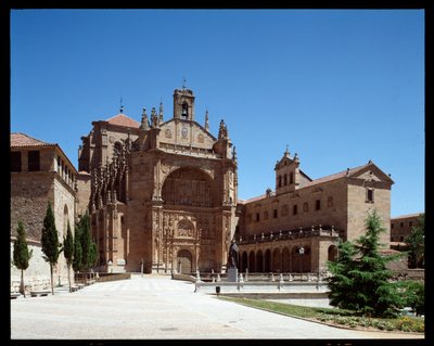 View of Plateresque Facade by School Spanish
