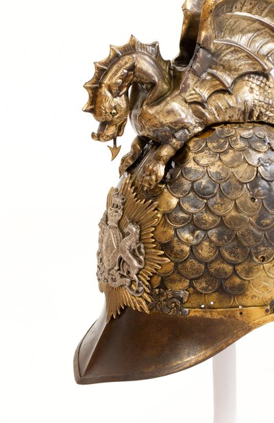 Helmet, Unidentified Welsh Yeomanry by School Welsh