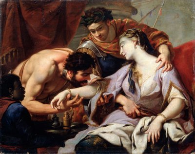 Queen and Slave, 17th century by School of Simon Vouet