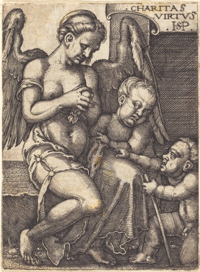 Charity by Sebald Beham