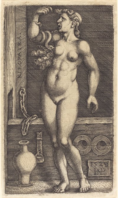 Cleopatra Standing by Sebald Beham
