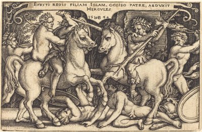 Hercules and Iole by Sebald Beham