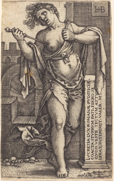 Lucretia Standing by Sebald Beham
