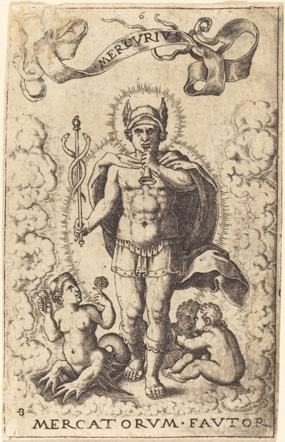Mercury by Sebald Beham