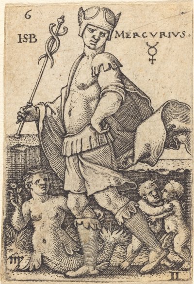 Mercury by Sebald Beham