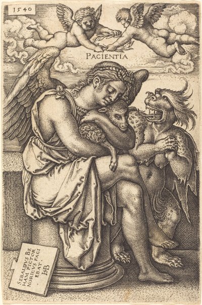 Patience by Sebald Beham