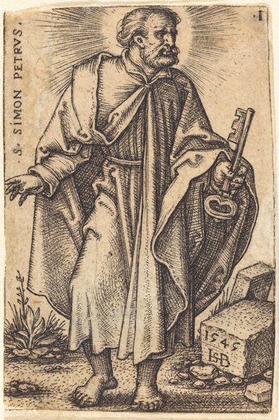 Simon Peter by Sebald Beham