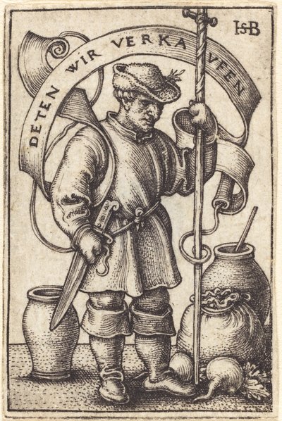 The Market Peasant by Sebald Beham