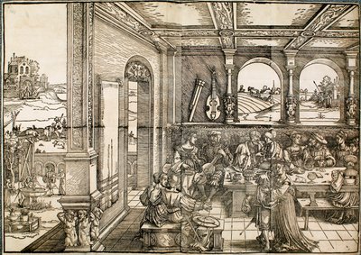 The Prodigal Son, 16th century by Sebald Beham