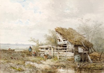 Landscape by Sebastiaan Mattheus Sigismund de Ranitz