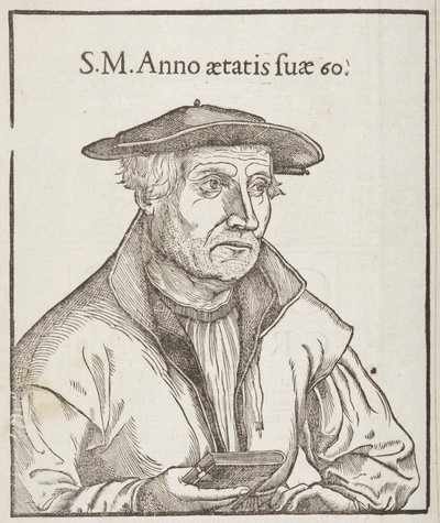 Cosmographia, reverse of title page, 1544 by Sebastian Munster