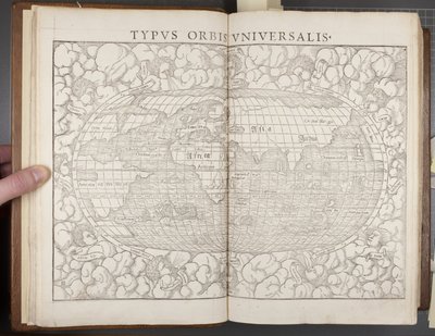 Globe, from Cosmographia, 1544 by Sebastian Munster