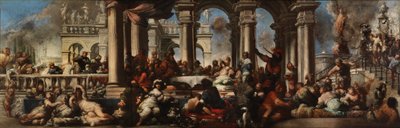 The Banquet of Cleopatra, 1660 by Sebastiano Mazzoni