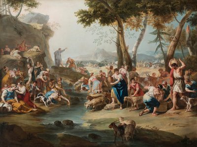 Moses Striking the Rock by Sebastiano Ricci