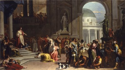 Susanna before Daniel by Sebastiano Ricci