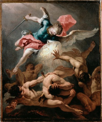 The Fall of the Rebel Angels by Sebastiano Ricci