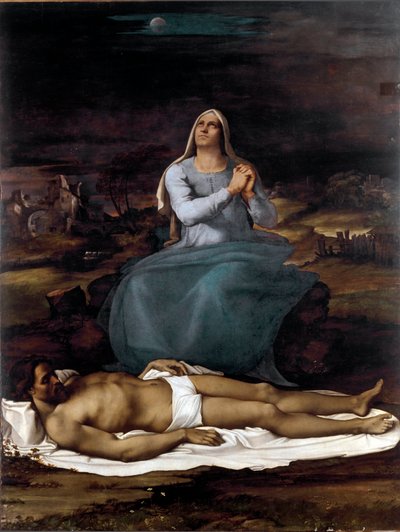 Pieta by Sebastiano del (c.1485 1547) Piombo