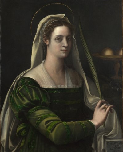 Saint Agatha by Sebastiano del Piombo