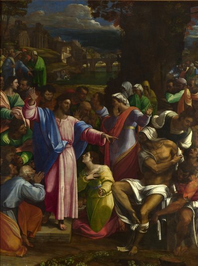 The Raising of Lazarus, ca. 1518 by Sebastiano del Piombo