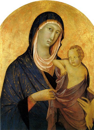 Madonna and Child, ca 1320 by Segna di Bonaventura