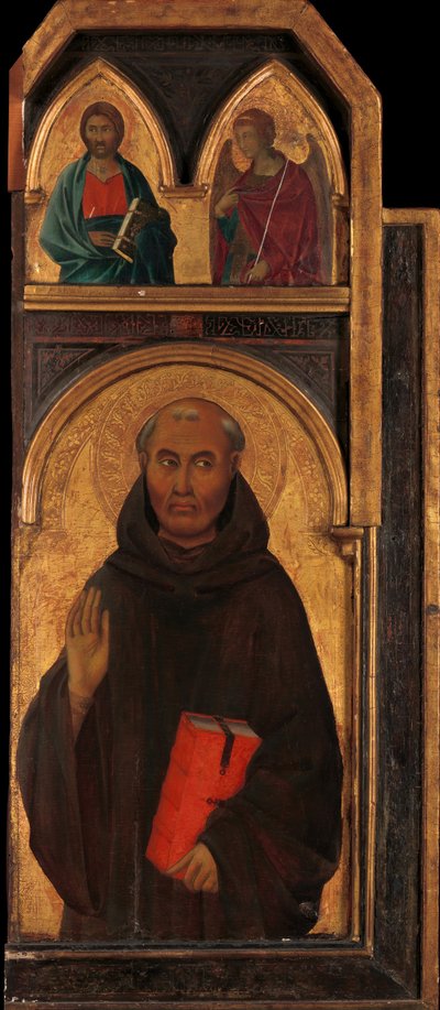 Saint Silvester Gozzolini by Segna di Buonaventura