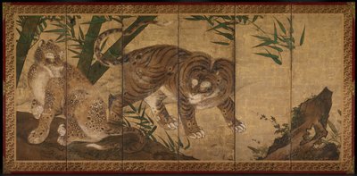 Tiger and Leopard by Sekkei Yamaguchi