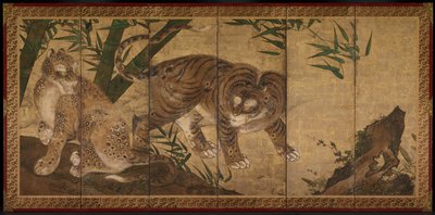 Tiger and Leopard by Sekkei Yamaguchi
