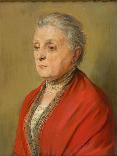 Portrait of Luise Maurer, First Wife of the Artist by Serafin Maurer