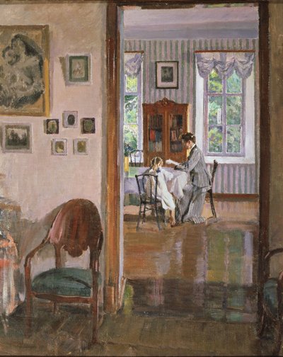 In a House, 1910 by Sergei Arsenevich Vinogradov