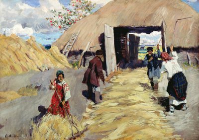 Threshing Floor by Sergei Arsenevich Vinogradov