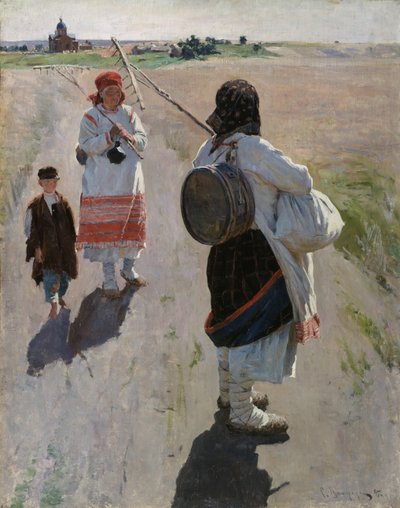 To the Work, 1895 by Sergei Arsenevich Vinogradov