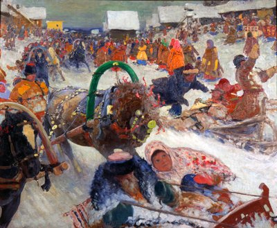 Shrovetide, 1905 by Sergei Ivanov