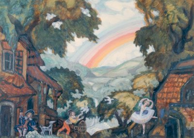 A. Adam, Giselle / Stage Design Sudeikin by Sergei Jurjewitsch Sudeikin