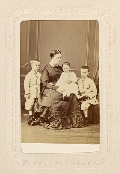 Princess Clotilde and Her Children by Sergei Luvovich Levitsky