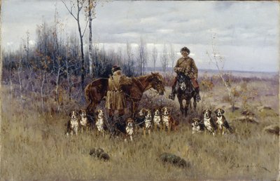 Fox Hunting by Sergey Semyonovich Voroshilov