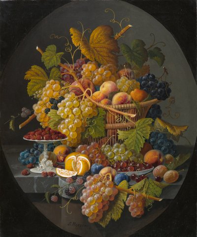 Still Life with Fruit by Severin Roesen
