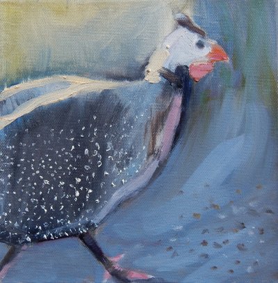 Guinea Fowl Four by Sheri Gee