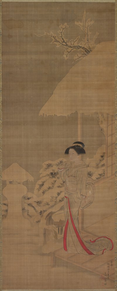 Beauty in the Snow by Shiba Kokan