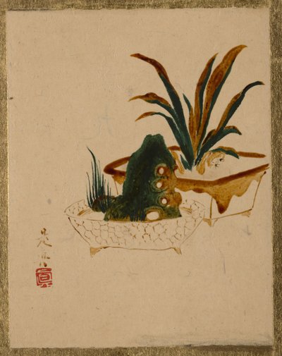 Flowers in Jardinieres by Shibata Zeshin